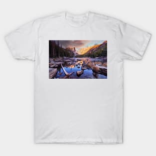 Sunrise Reflections at Dream Lake T-Shirt